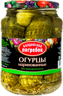 Огурцы  маринованные 