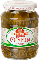 Огурцы с зеленью «Консерватория вкуса»