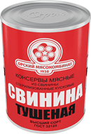 Свинина тушеная