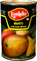 манго в легком сиропе
