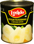 груши половинки в легком сиропе