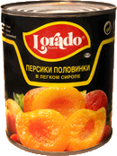 персики половинки в легком сиропе
