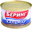 Кальмар натуральный с добавлением масла