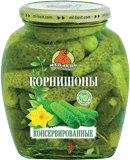 Корнишоны консервированные
